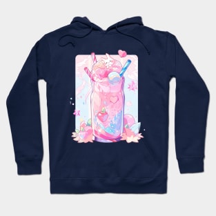 kawaii cute Bunny Ice cream Hoodie